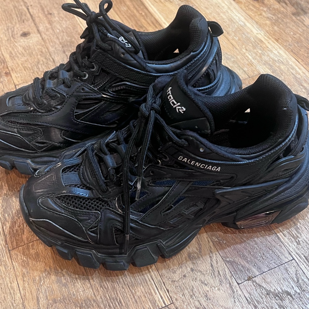 Balenciaga Track Sneakers In Black